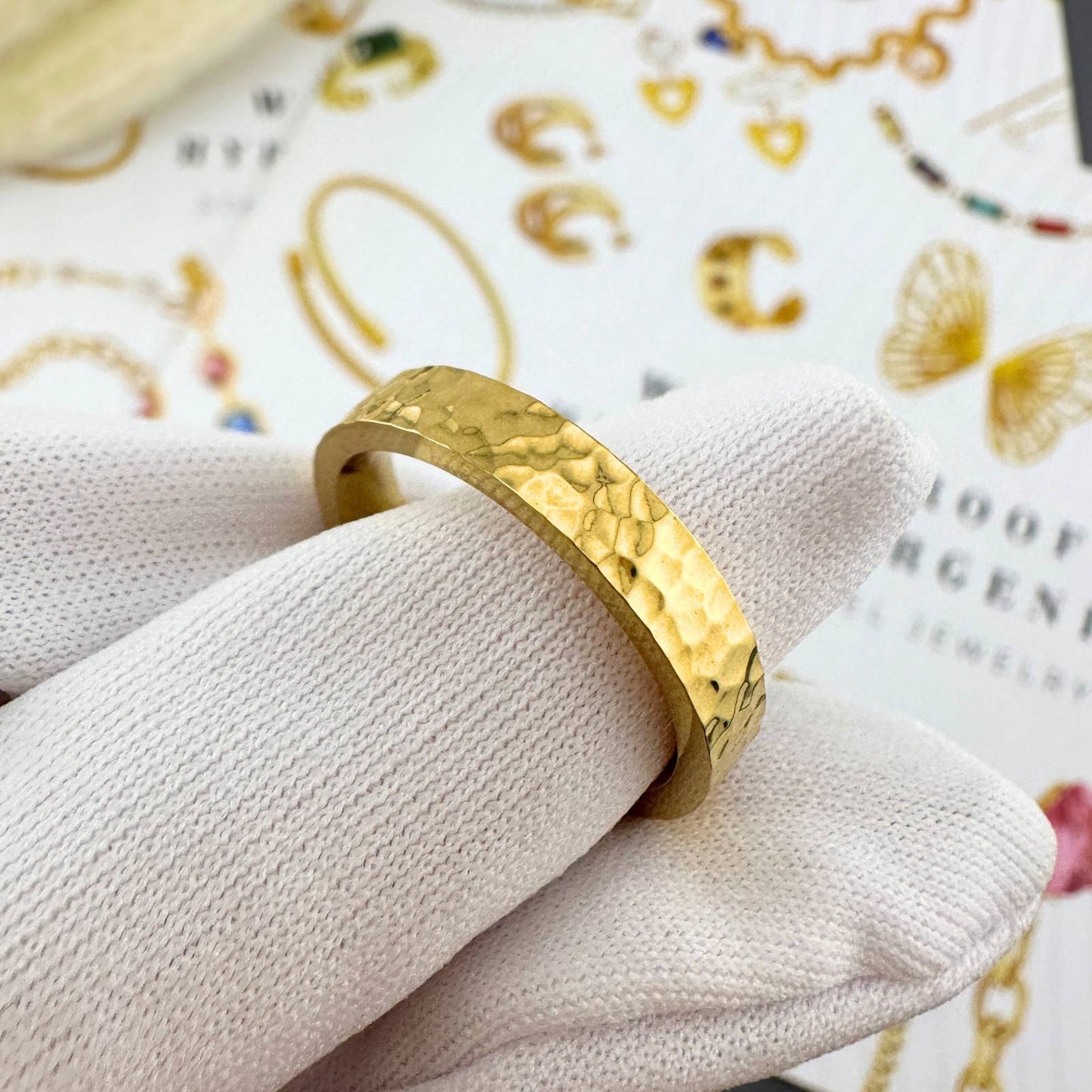 Ring - 18K Guldpläterad