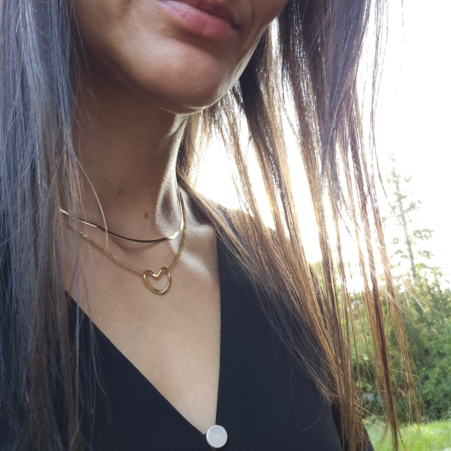 Halsband - Hjärta